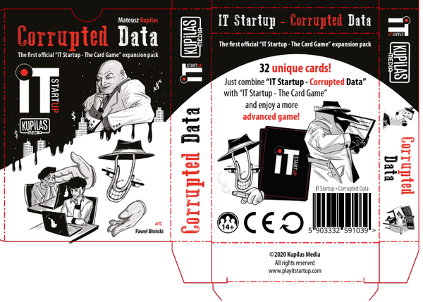 Corrupted Data - 32 cards expansion pack for "IT Startup - The Card Game"